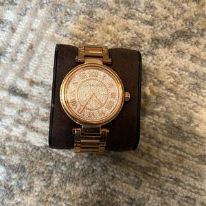 Michael Kors Rose Gold Crystal watch